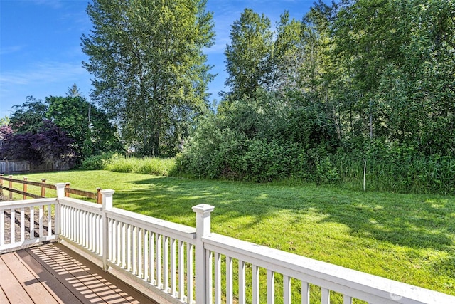 1120 156th Ave SE, Bellevue, WA 98007 - deck featuring a lawn
