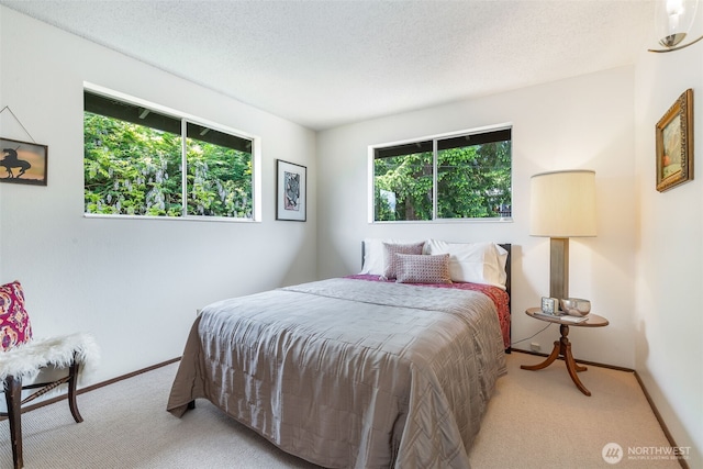 5228 56th Ave S, Seattle, WA 98118 - carpeted bedroom with baseboards and a textured ceiling