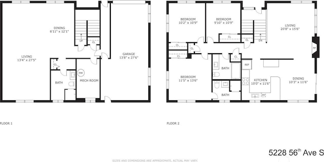 5228 56th Ave S, Seattle, WA 98118 - property floor plan