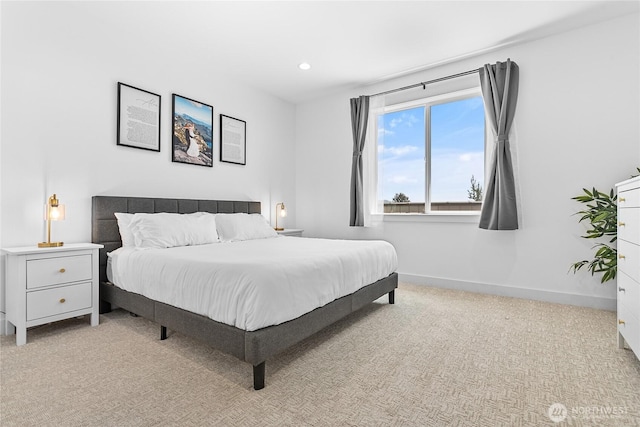 2016 Steelhead Way, Lynden, WA 98264 - bedroom with light carpet, baseboards, and recessed lighting
