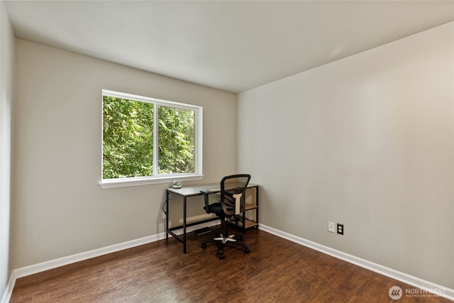 111 170th St SE, Bothell, WA 98012 - office with baseboards and wood finished floors