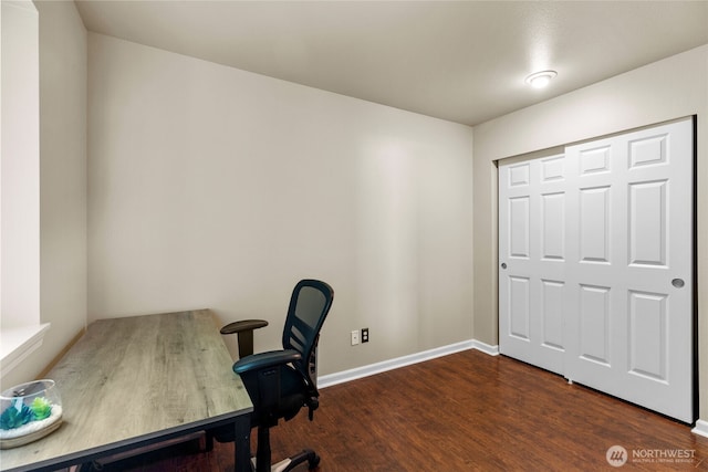 111 170th St SE, Bothell, WA 98012 - unfurnished office featuring wood finished floors and baseboards