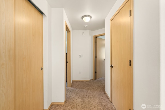 401 Huntting Rd, Silver Creek, WA 98585 - hallway featuring light colored carpet and baseboards