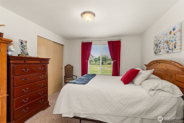 401 Huntting Rd, Silver Creek, WA 98585 - bedroom featuring light colored carpet and a closet