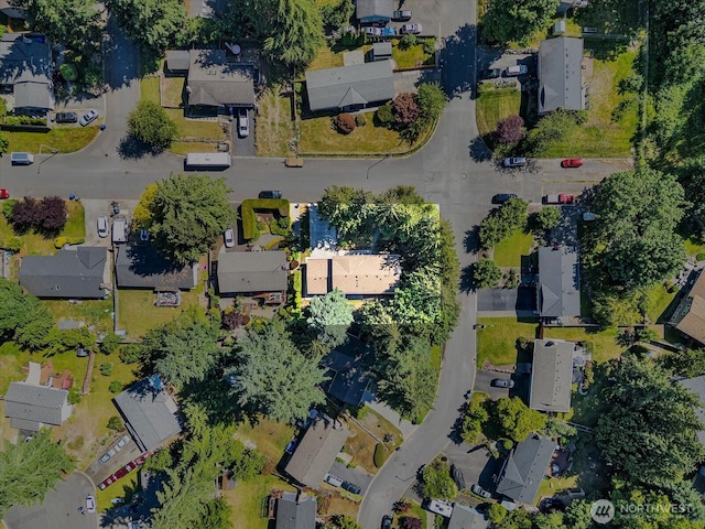 713 220th St SW, Bothell, WA 98021 - aerial view of property and surrounding area with nearby suburban area