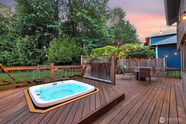 14937 104th Ave NE, Bothell, WA 98011 - wooden terrace featuring outdoor dining space