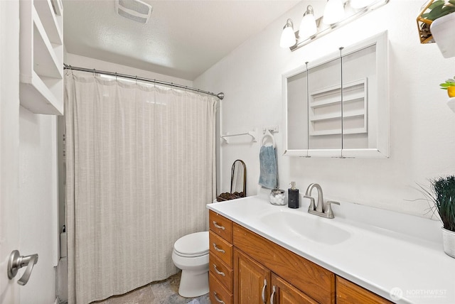 21301 118th Street Ct E, Bonney Lake, WA 98391 - bathroom with vanity, toilet, and a shower with curtain