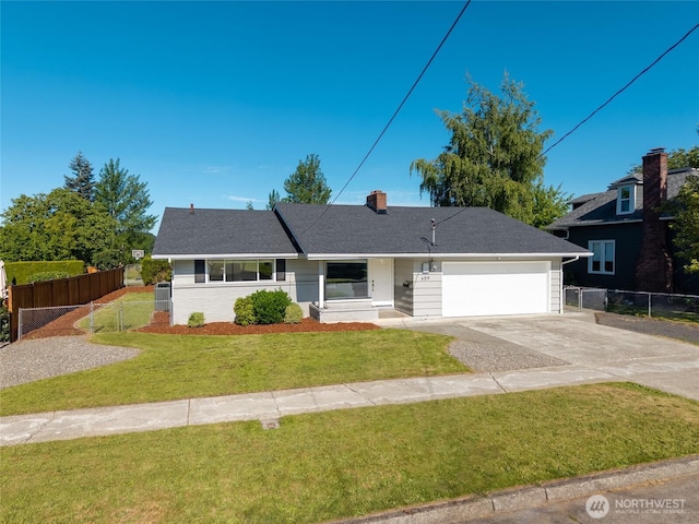 659 NW New York Ave, Chehalis, WA 98532 - single story home featuring driveway, an attached garage, and a chimney