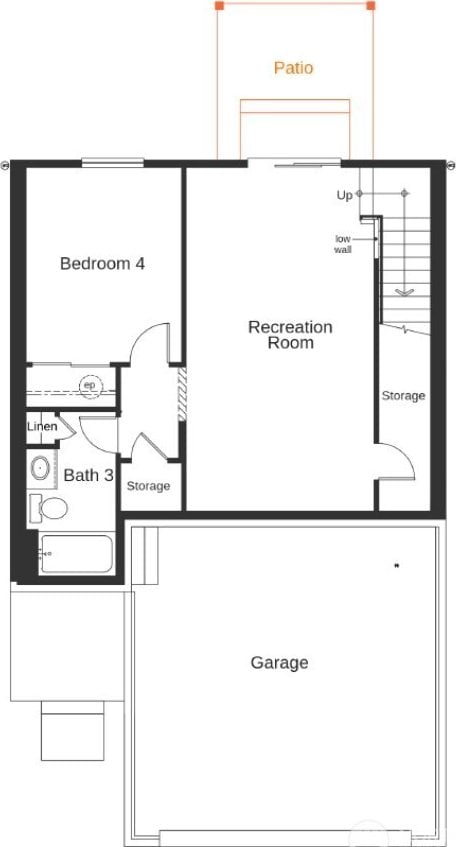 1443 121st Ave SE Unit 08, Lake Stevens, WA 98258 - home floor plan