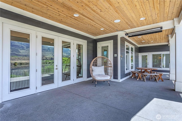 4942 Hurst Landing Rd, Rock Island, WA 98850 - view of patio featuring french doors