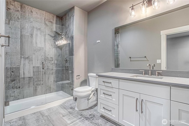 4942 Hurst Landing Rd, Rock Island, WA 98850 - full bath with toilet, vanity, and a stall shower