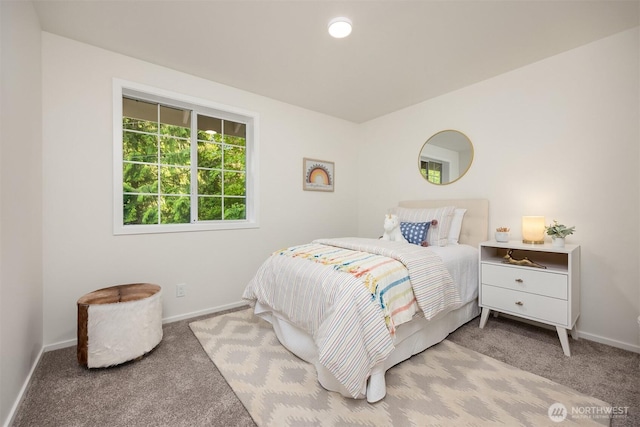 8021 NE Sandpiper Ln, Bainbridge Island, WA 98110 - carpeted bedroom featuring baseboards
