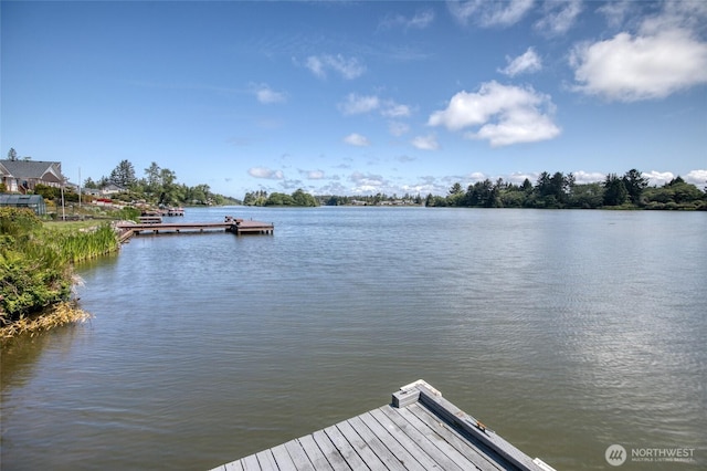 580 Mt Olympus Ave SE, Ocean Shores, WA 98569 - dock area with a water view
