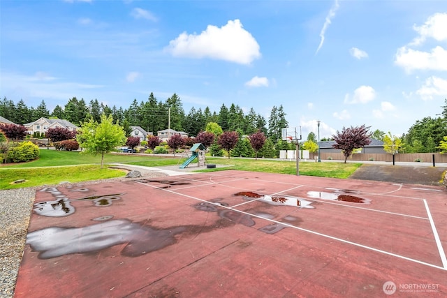 2616 171st Ave E, Lake Tapps, WA 98391 - view of patio featuring community basketball court