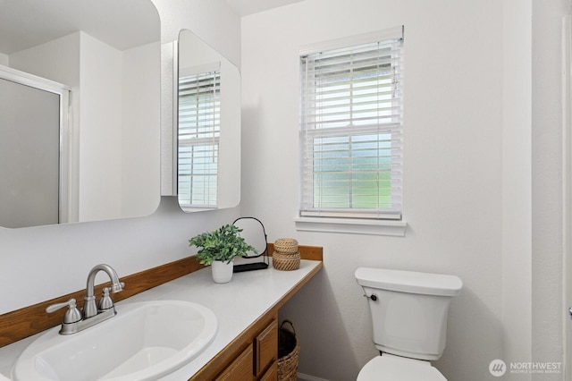 1826 168th Pl SE, Mill Creek, WA 98012 - full bath featuring toilet, vanity, and a shower with shower door