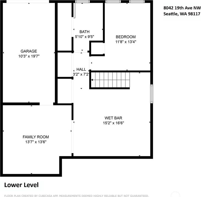 8042 19th Ave NW, Seattle, WA 98117 - floor plan / room layout