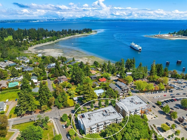 145 Ferncliff Ave NE Unit D338, Bainbridge Island, WA 98110 - bird's eye view of a nearby body of water