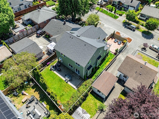 3534 SW Monroe St, Seattle, WA 98126 - aerial view of residential area with property boundaries highlighted