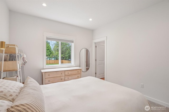 201 SE Alder St, Winlock, WA 98596 - carpeted bedroom with recessed lighting and baseboards