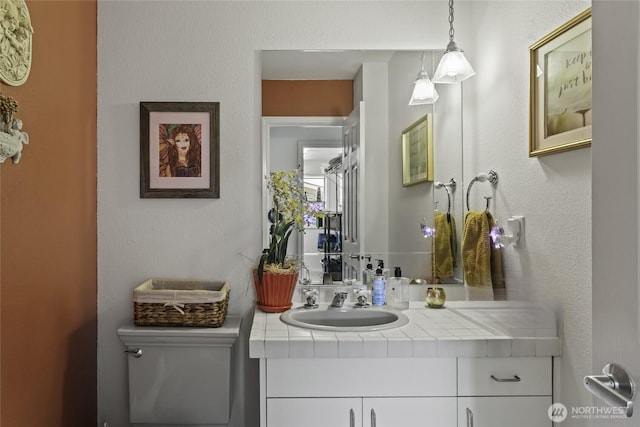 1308 11th Street Pl SW, Puyallup, WA 98371 - half bathroom with toilet and vanity