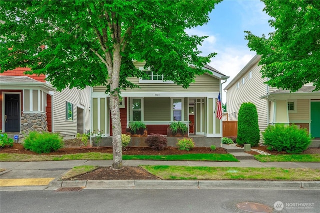 4301 Mckinley St NE, Lacey, WA 98516 - view of front of house with covered porch