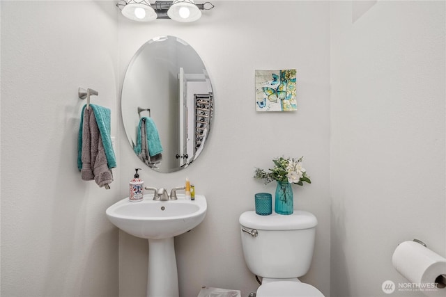 4301 Mckinley St NE, Lacey, WA 98516 - half bathroom featuring toilet and a sink
