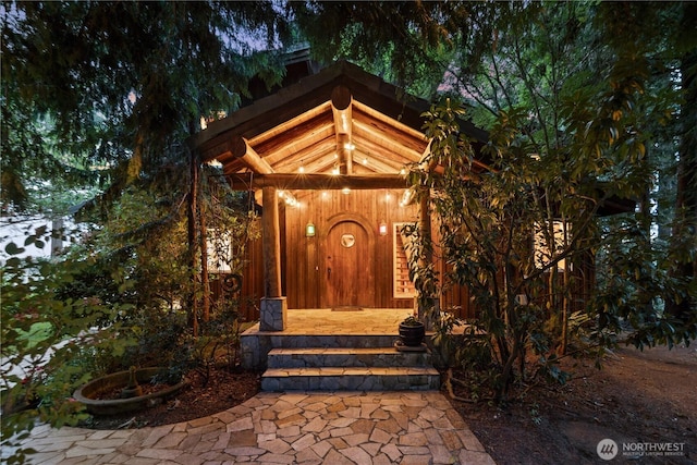 2548 S Camano Dr, Camano Island, WA 98282 - entrance to property with covered porch