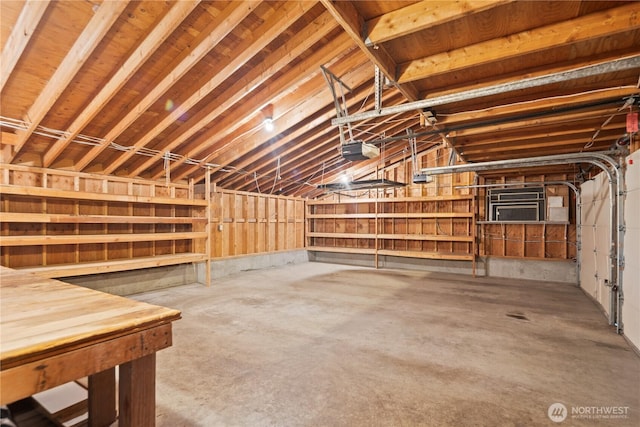 2548 S Camano Dr, Camano Island, WA 98282 - garage with a garage door opener