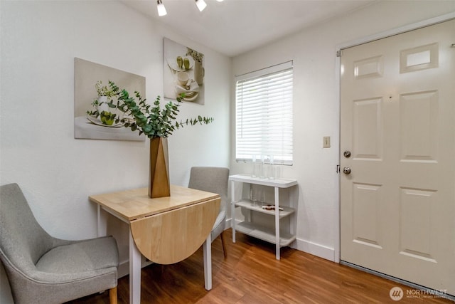 13714 SE 258th Pl Unit 36, Kent, WA 98042 - living area featuring wood finished floors and baseboards