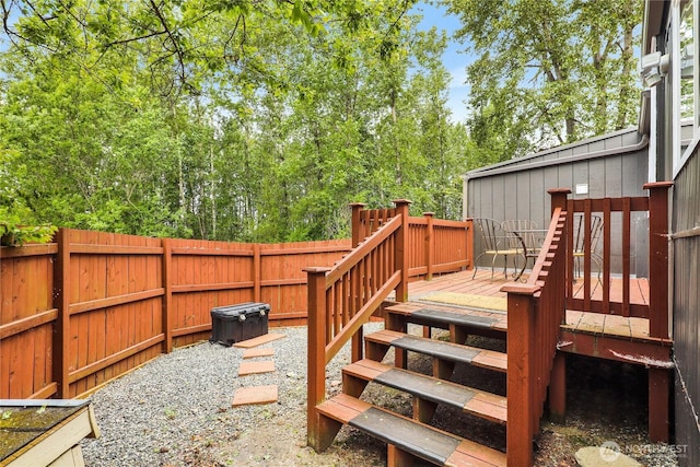 3854 Britton Rd Unit 1, Bellingham, WA 98226 - deck featuring stairway