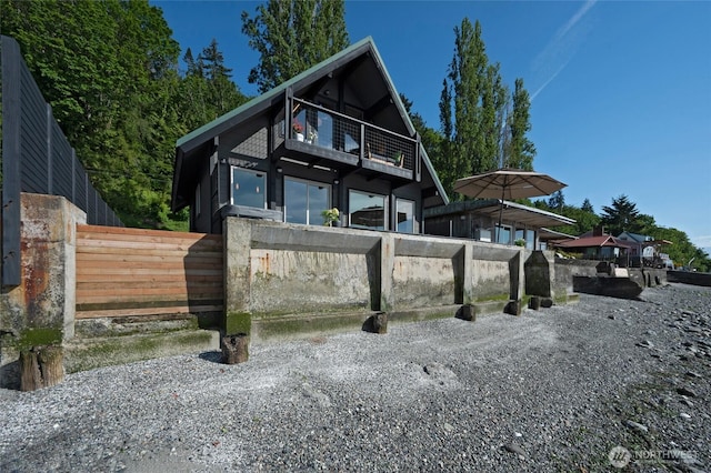 8200 Naketa Beach Walk, Mukilteo, WA 98275 - view of front of property with a balcony