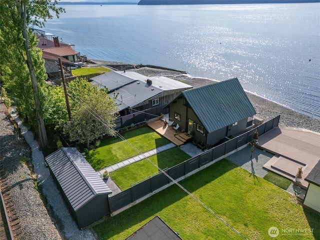 8200 Naketa Beach Walk, Mukilteo, WA 98275 - aerial view of property and surrounding area featuring a large body of water
