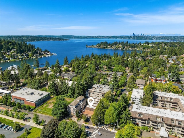 379 100th Ave NE Unit A, Bellevue, WA 98004 - drone / aerial view of a nearby body of water