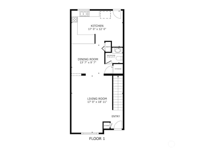 379 100th Ave NE Unit A, Bellevue, WA 98004 - view of room layout