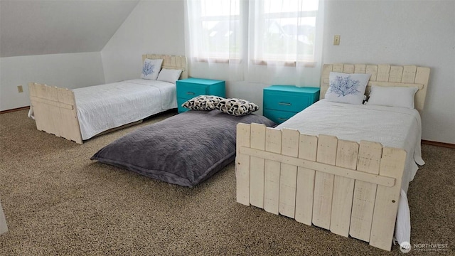 1249 E Ocean Shores Blvd SW, Ocean Shores, WA 98569 - carpeted bedroom with vaulted ceiling