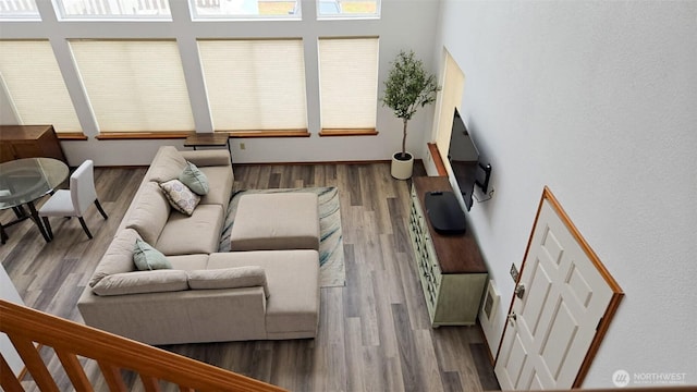 1249 E Ocean Shores Blvd SW, Ocean Shores, WA 98569 - living area featuring wood finished floors