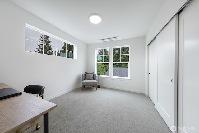 3639 34th Ave W Unit B, Seattle, WA 98199 - carpeted home office with baseboards