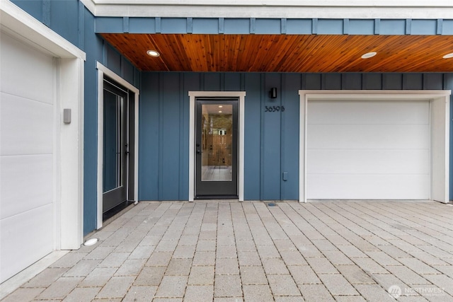 3639 34th Ave W Unit B, Seattle, WA 98199 - view of exterior entry with board and batten siding