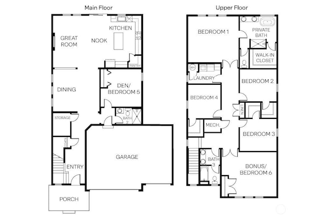 768 SE 11th Pl Lot 05, North Bend, WA 98045 - floor plan / room layout