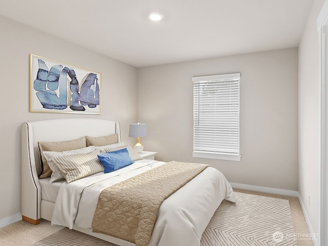 768 SE 11th Pl Lot 05, North Bend, WA 98045 - bedroom with baseboards, carpet flooring, and recessed lighting