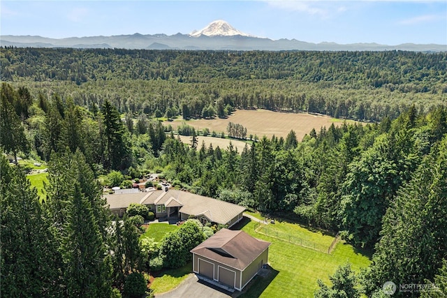 34730 181st Ave SE, Auburn, WA 98092 - view of subject property with a forest and a mountain backdrop