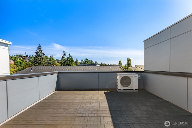6320 41st Ave SW Unit D, Seattle, WA 98136 - view of patio with a cooling unit and a balcony
