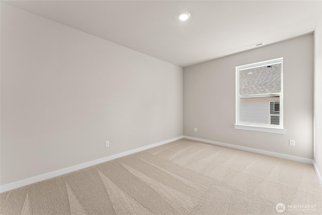 3822 98th Avenue Ct E Unit 9, Edgewood, WA 98371 - spare room featuring light colored carpet and recessed lighting