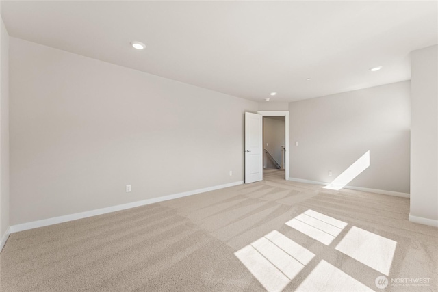 3822 98th Avenue Ct E Unit 9, Edgewood, WA 98371 - empty room featuring light colored carpet and recessed lighting