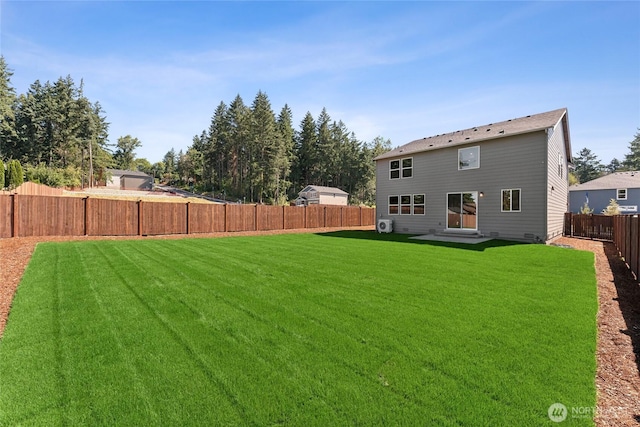 3822 98th Avenue Ct E Unit 9, Edgewood, WA 98371 - rear view of house with a fenced backyard