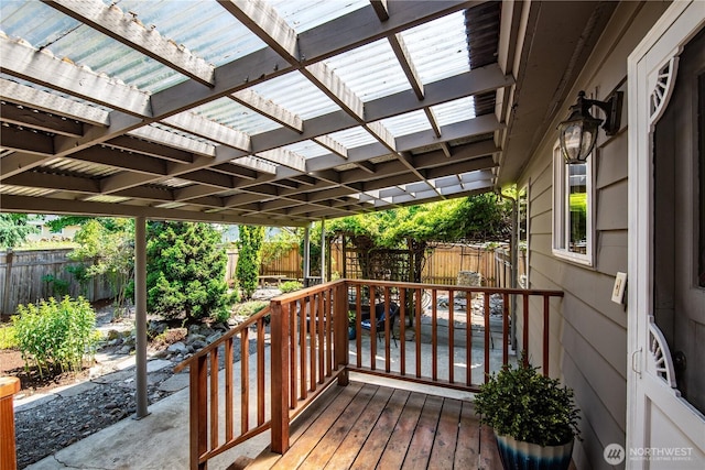 11816 40th Ave S, Tukwila, WA 98168 - wooden deck featuring a fenced backyard