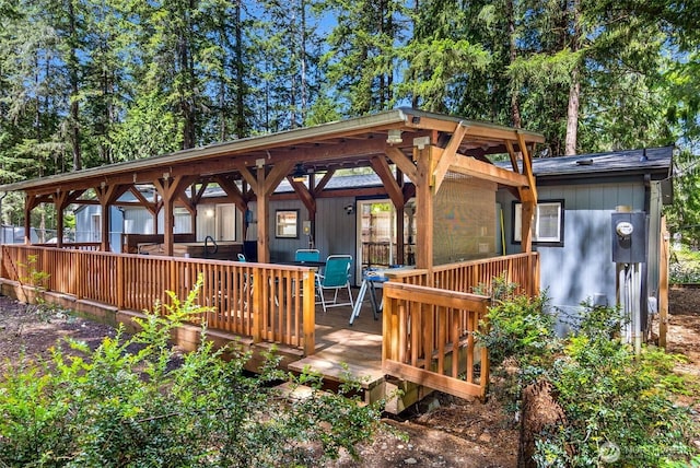 40 E Olde Lyme Rd, Shelton, WA 98584 - view of wooden terrace
