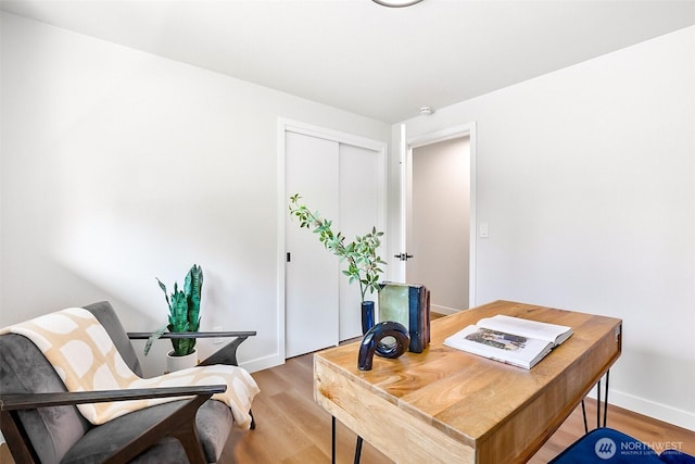 1231 121st Pl SE, Everett, WA 98208 - office with wood finished floors and baseboards