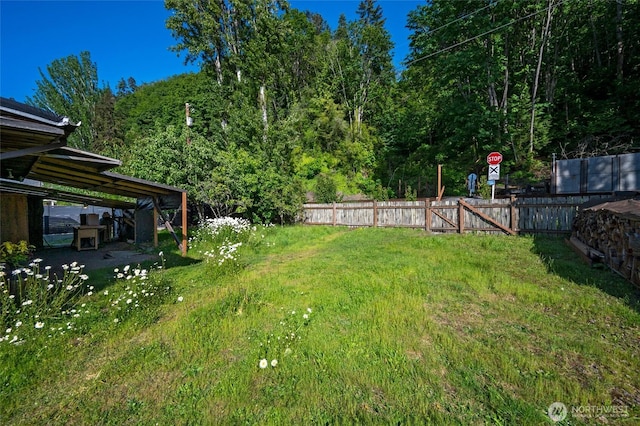 8204 Naketa Beach Walk, Mukilteo, WA 98275 - view of yard with a forest view