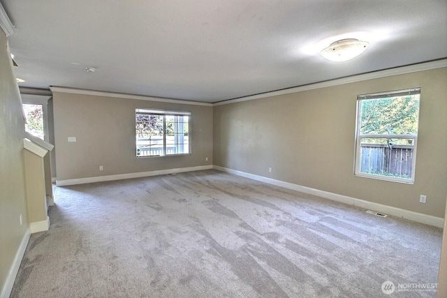 831 SW 364th Pl, Federal Way, WA 98023 - empty room with ornamental molding, healthy amount of natural light, and baseboards